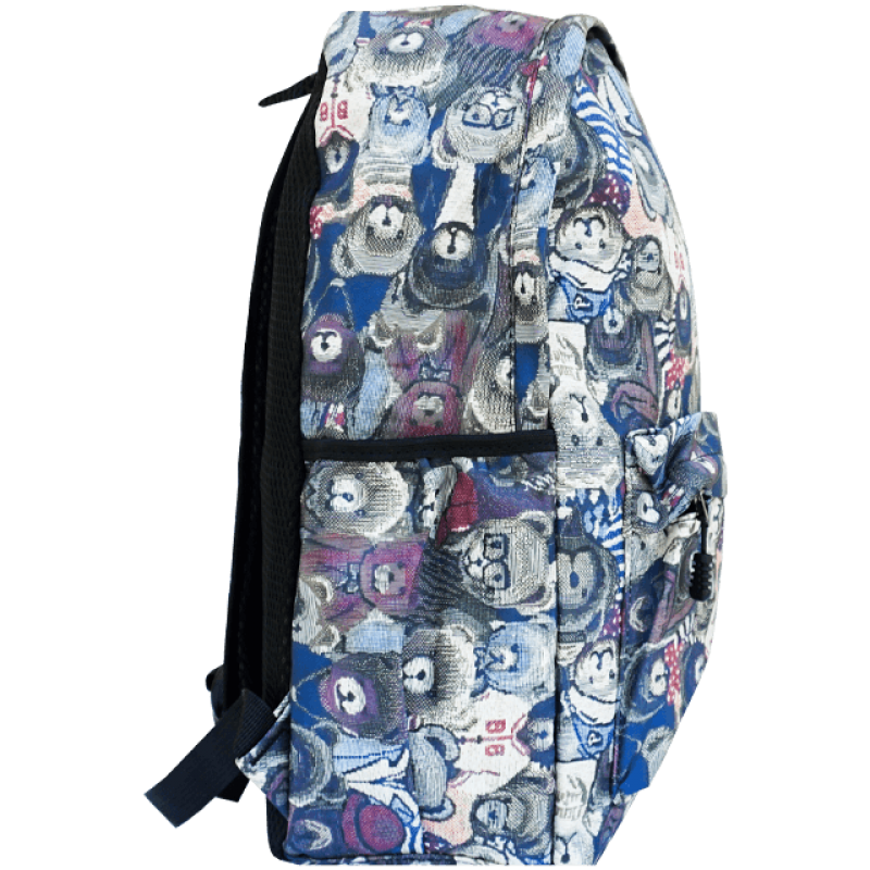 Rucsac fetițe Ursuleți, cu 1 compartiment mare, 41x27x12 cm